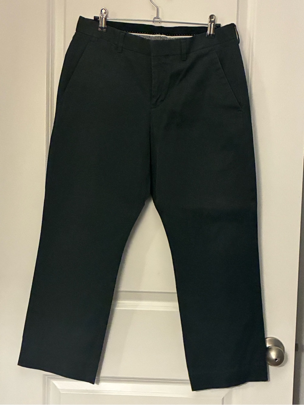 Express Men's Black Straight Chinos